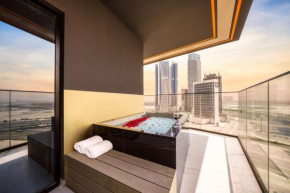 ALH Vacay - With Private Jacuzzi 2 bedrooms in Binghatti Canal